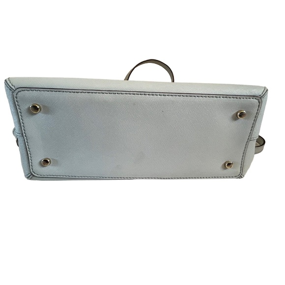 Kate Spade Dome Satchel | Light Blue with Gold Accents - Picture 3 of 6